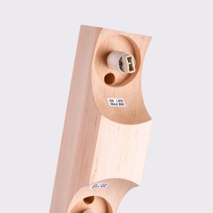 Stropné svietidlo BULBO 2xG9/8W/230V buk/biela