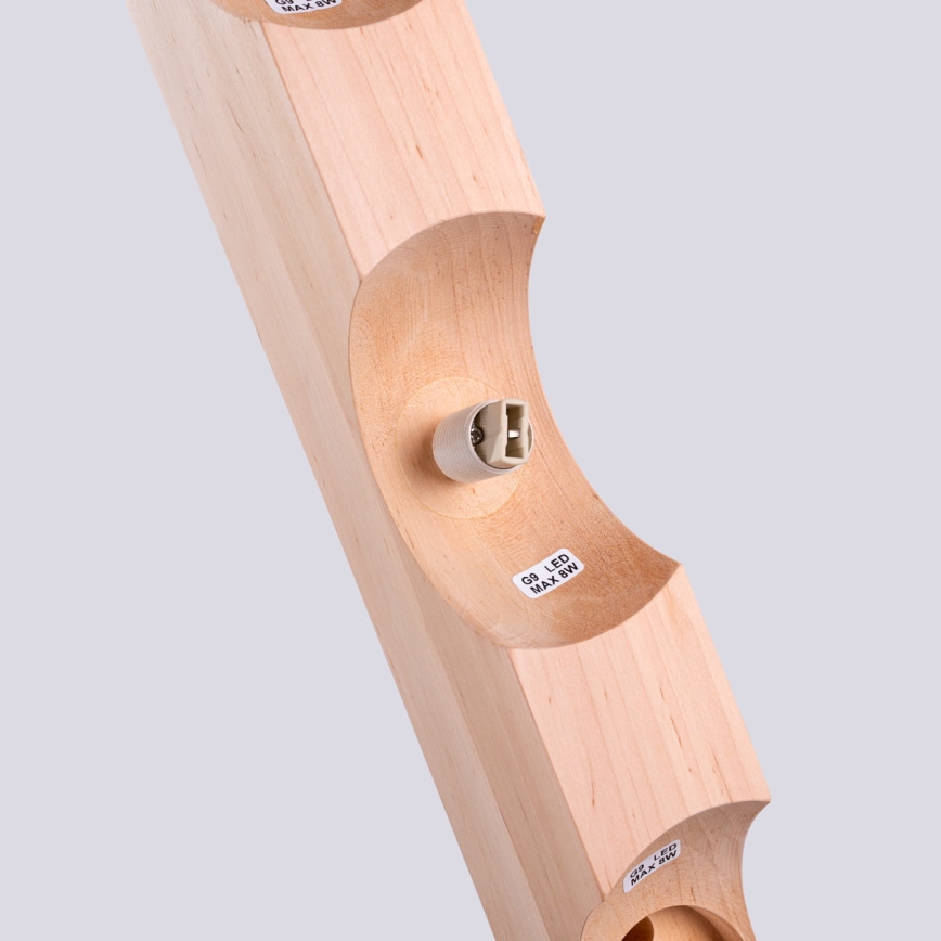 Stropné svietidlo BULBO 4xG9/8W/230V buk/biela