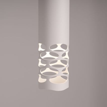 Luster na lanku LIRO 1xGU10/10W/230V biela