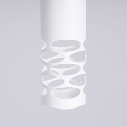 Luster na lanku LIRO 1xGU10/10W/230V biela