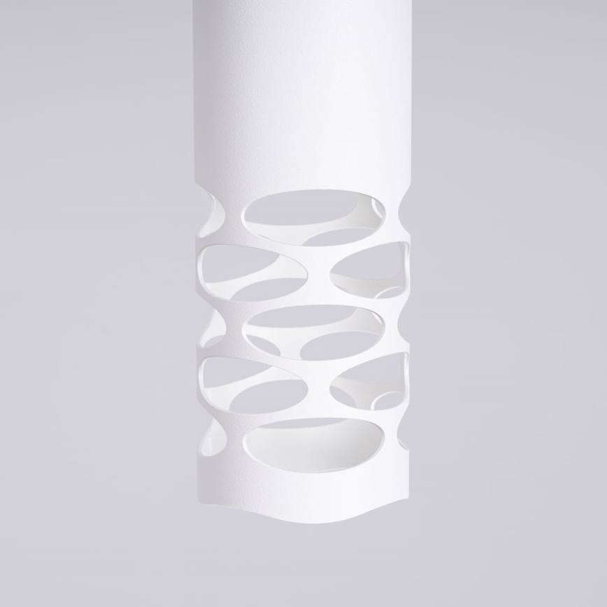 Luster na lanku LIRO 1xGU10/10W/230V biela