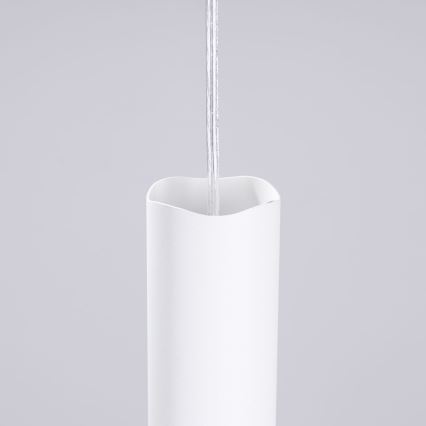 Luster na lanku LIRO 1xGU10/10W/230V biela