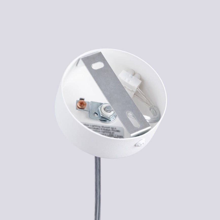 Luster na lanku LIRO 1xGU10/10W/230V biela