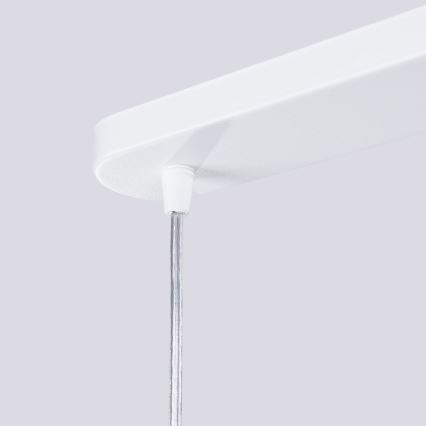 Luster na lanku LIRO 2xGU10/10W/230V biela