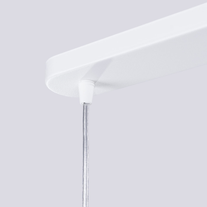 Luster na lanku LIRO 2xGU10/10W/230V biela