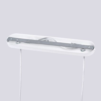 Luster na lanku LIRO 2xGU10/10W/230V biela