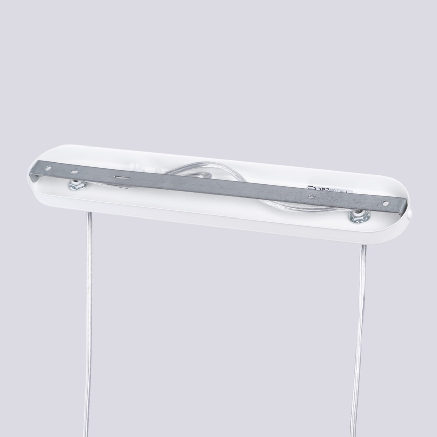 Luster na lanku LIRO 2xGU10/10W/230V biela