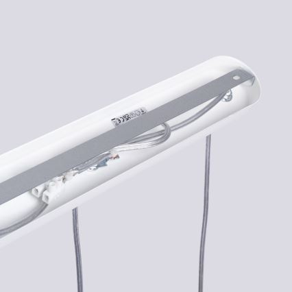 Luster na lanku LIRO 3xGU10/10W/230V biela