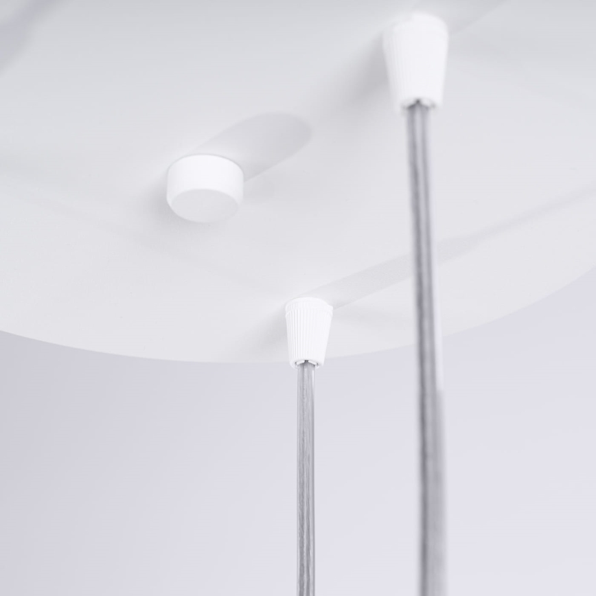 Luster na lanku LIRO 3xGU10/10W/230V biela