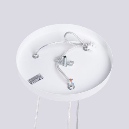 Luster na lanku LIRO 3xGU10/10W/230V biela