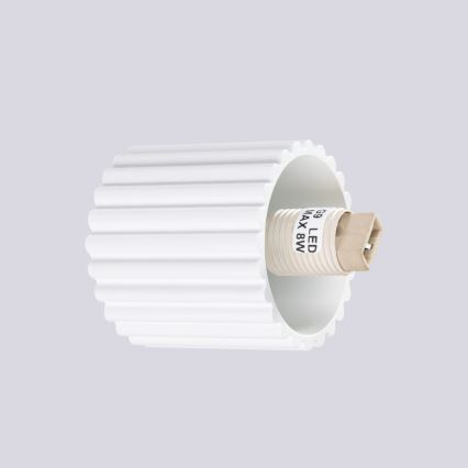 Kúpeľňové nástenné svietidlo HALO 1xG9/8W/230V pr. 12 cm IP44 biela