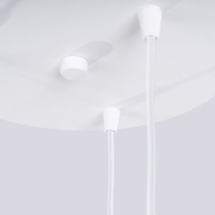 Luster na lanku HALO 3xG9/8W/230V pr. 25 cm biela