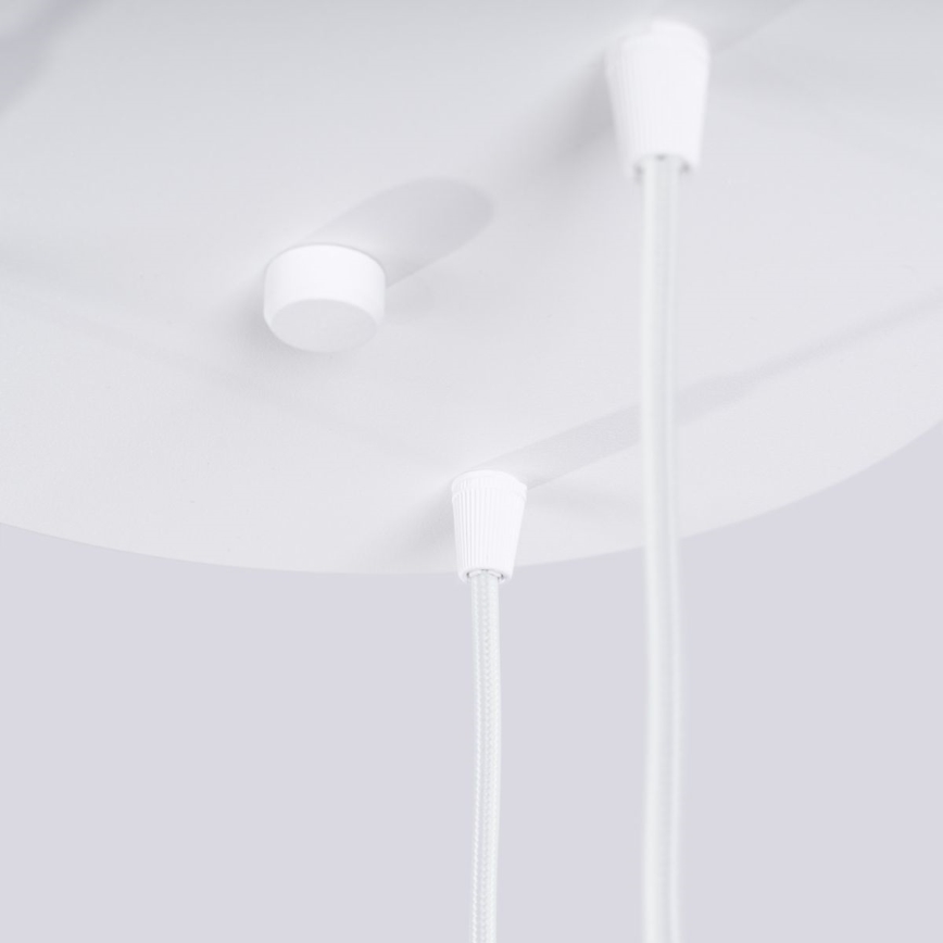 Luster na lanku HALO 3xG9/8W/230V pr. 25 cm biela