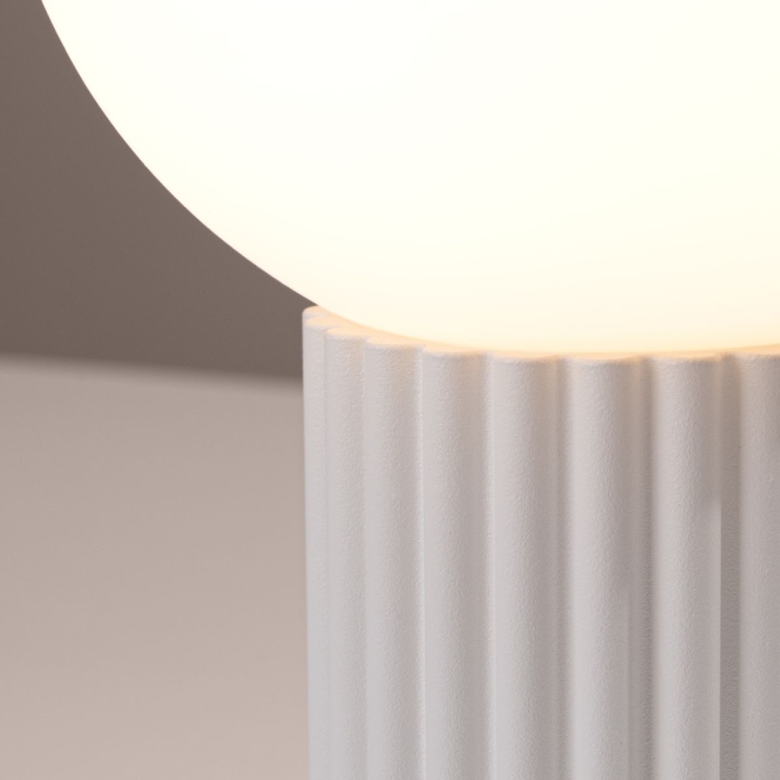 Stolná lampa HALO 1xG9/8W/230V pr. 12 cm biela