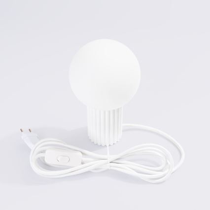 Stolná lampa HALO 1xG9/8W/230V pr. 12 cm biela