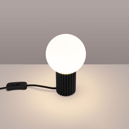 Stolná lampa HALO 1xG9/8W/230V pr. 12 cm čierna