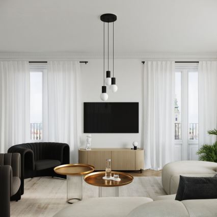 Stolná lampa HALO 1xG9/8W/230V pr. 12 cm čierna