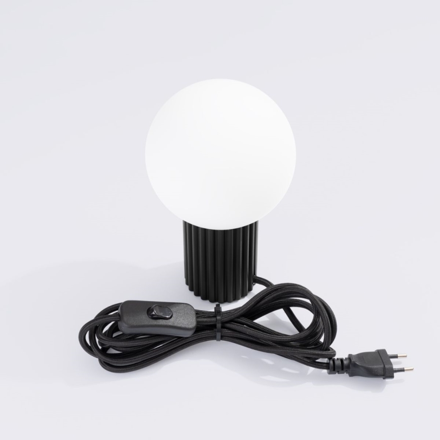 Stolná lampa HALO 1xG9/8W/230V pr. 12 cm čierna
