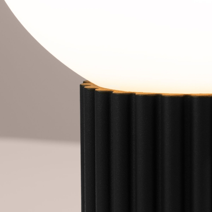 Stolná lampa HALO 1xG9/8W/230V pr. 12 cm čierna