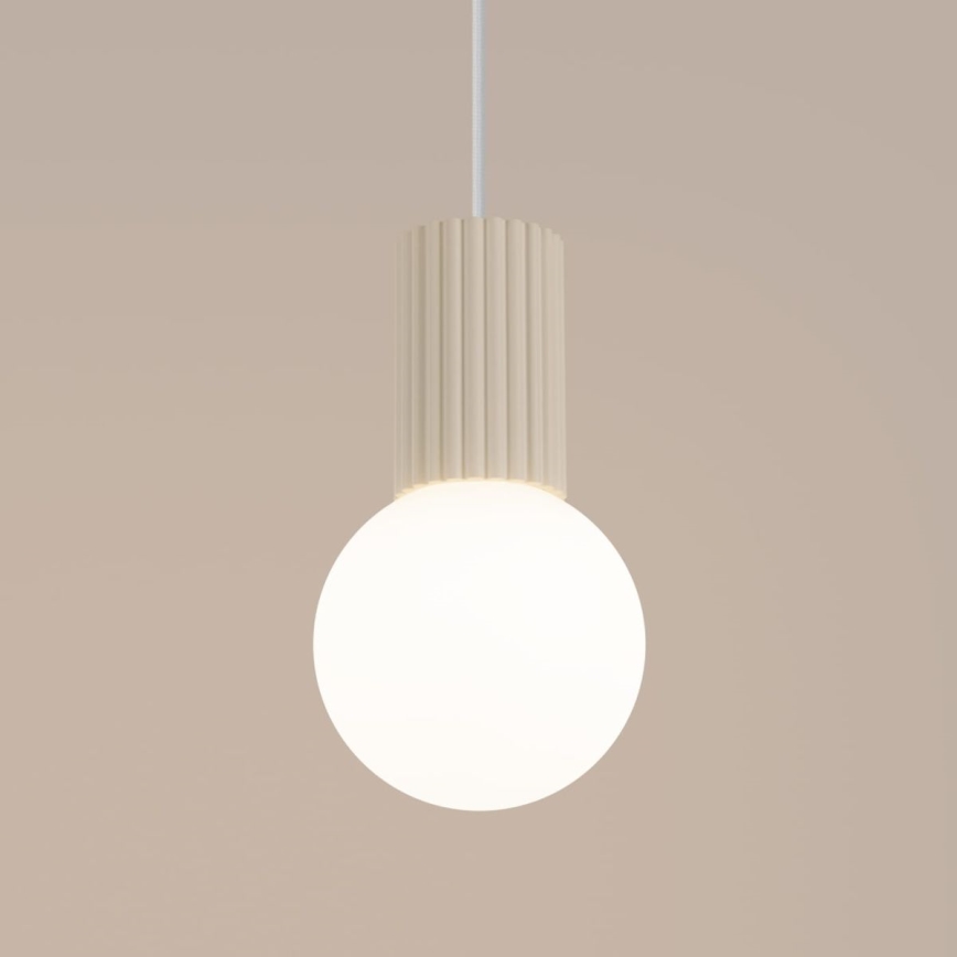 Luster na lanku HALO 1xG9/8W/230V pr. 12 cm krémová