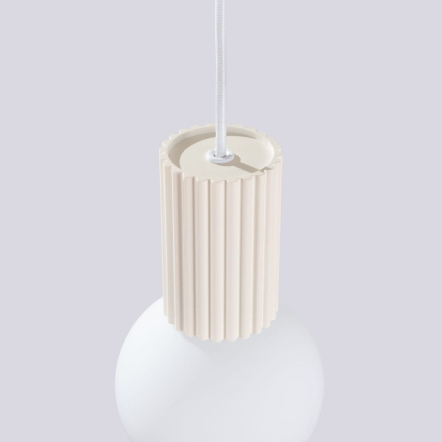 Luster na lanku HALO 1xG9/8W/230V pr. 12 cm krémová