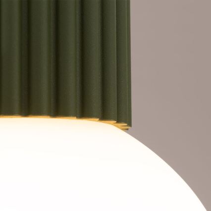 Kúpeľňové stropné svietidlo HALO 1xG9/8W/230V pr. 12 cm IP44 zelená
