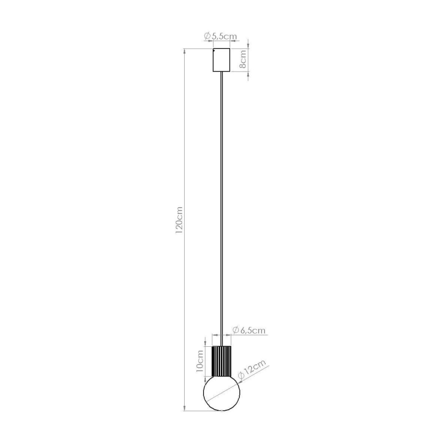 Luster na lanku HALO 1xG9/8W/230V pr. 12 cm zelená