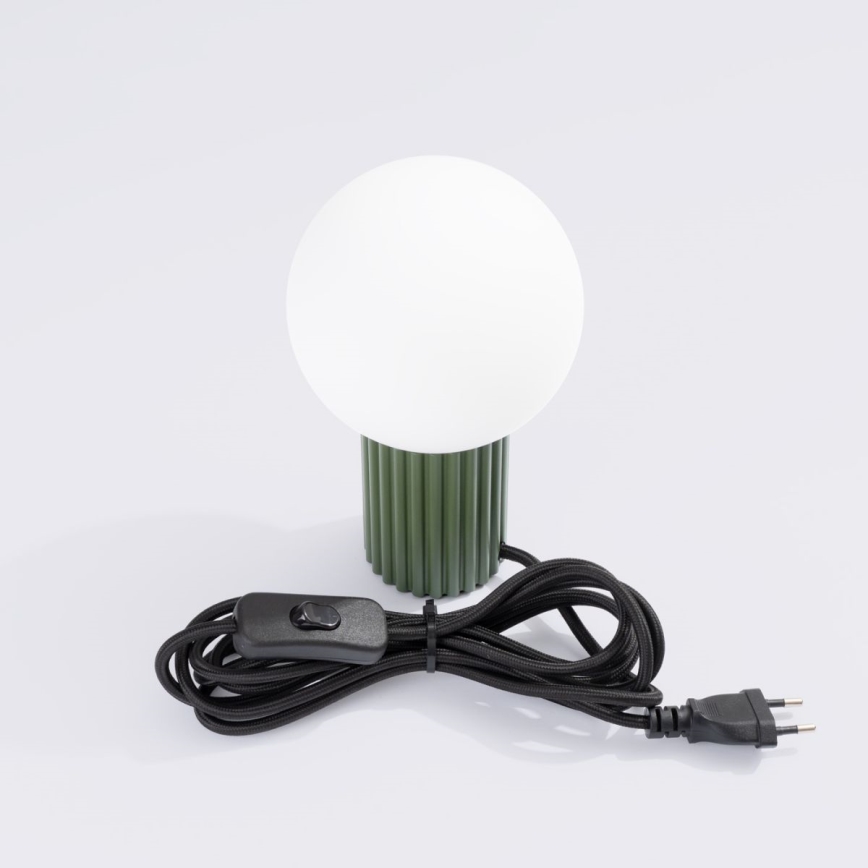 Stolná lampa HALO 1xG9/8W/230V pr. 12 cm zelená