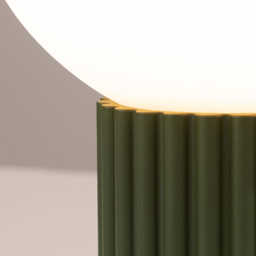 Stolná lampa HALO 1xG9/8W/230V pr. 12 cm zelená