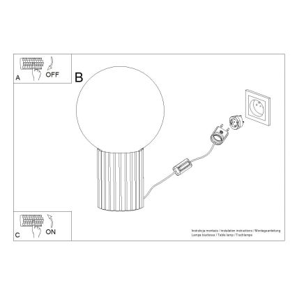 Stolná lampa HALO 1xG9/8W/230V pr. 12 cm zelená