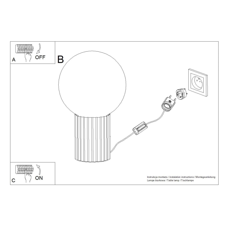 Stolná lampa HALO 1xG9/8W/230V pr. 12 cm zelená