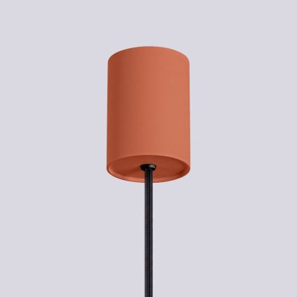 Luster na lanku HALO 1xG9/8W/230V pr. 12 cm oranžová