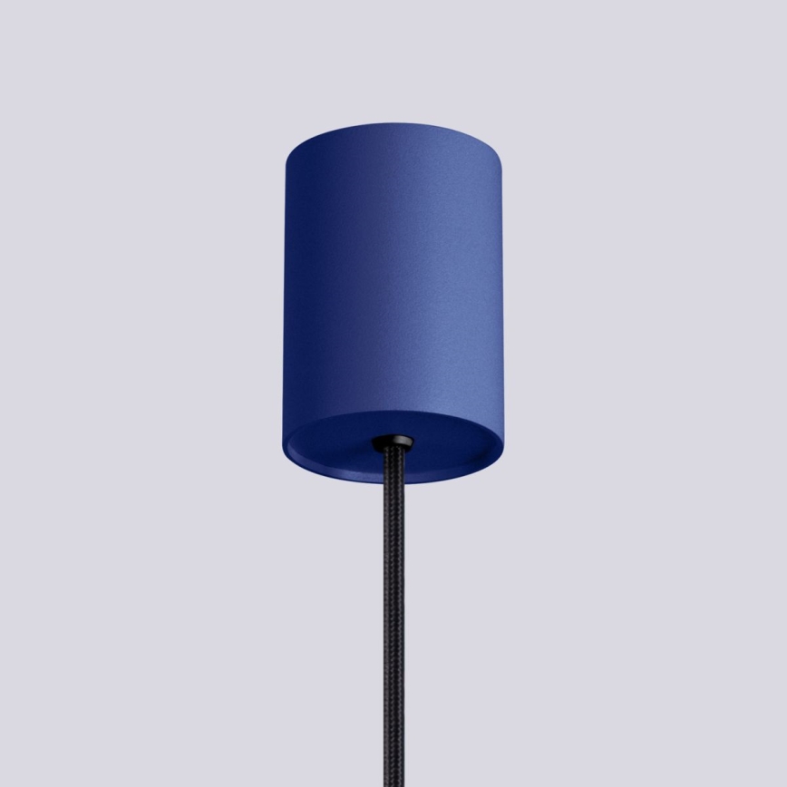 Luster na lanku HALO 1xG9/8W/230V pr. 12 cm modrá