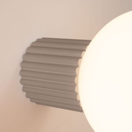 Kúpeľňové nástenné svietidlo HALO 1xG9/8W/230V pr. 12 cm IP44 béžová