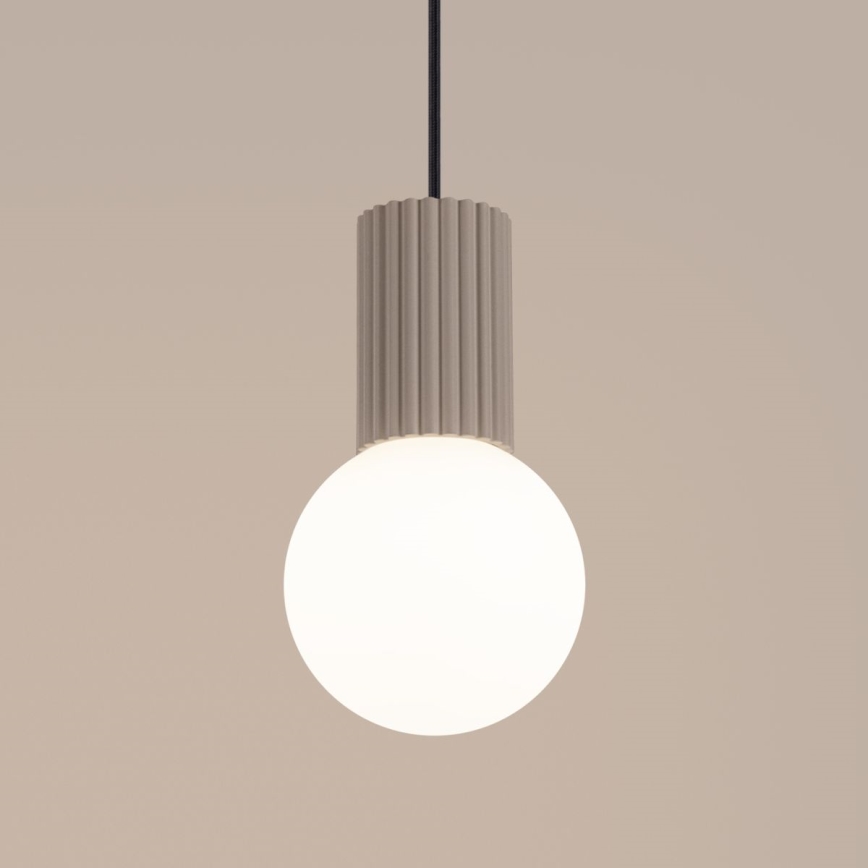 Luster na lanku HALO 1xG9/8W/230V pr. 12 cm béžová