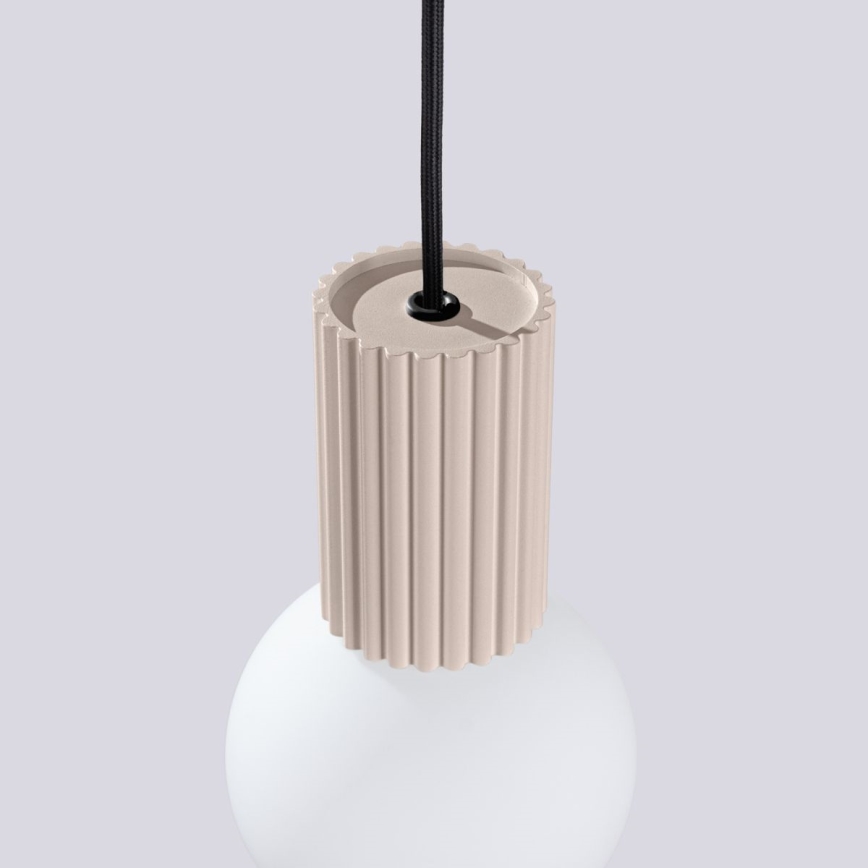 Luster na lanku HALO 1xG9/8W/230V pr. 12 cm béžová