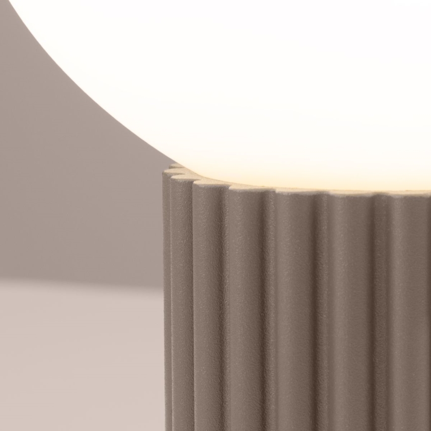 Stolná lampa HALO 1xG9/8W/230V pr. 12 cm béžová