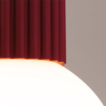 Kúpeľňové stropné svietidlo HALO 1xG9/8W/230V pr. 12 cm IP44 červená