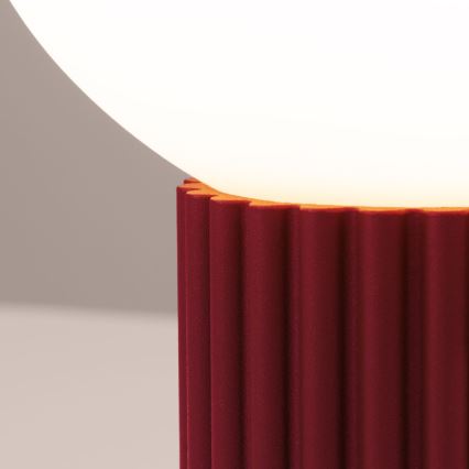 Stolná lampa HALO 1xG9/8W/230V pr. 12 cm červená
