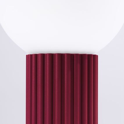 Stolná lampa HALO 1xG9/8W/230V pr. 12 cm červená