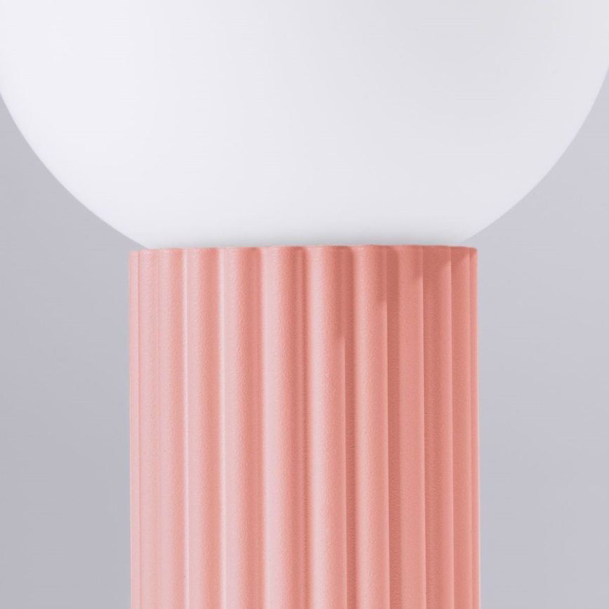 Stolná lampa HALO 1xG9/8W/230V pr. 12 cm ružová