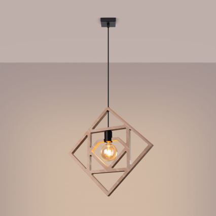Luster na lanku CARO 1xE27/15W/230V buk