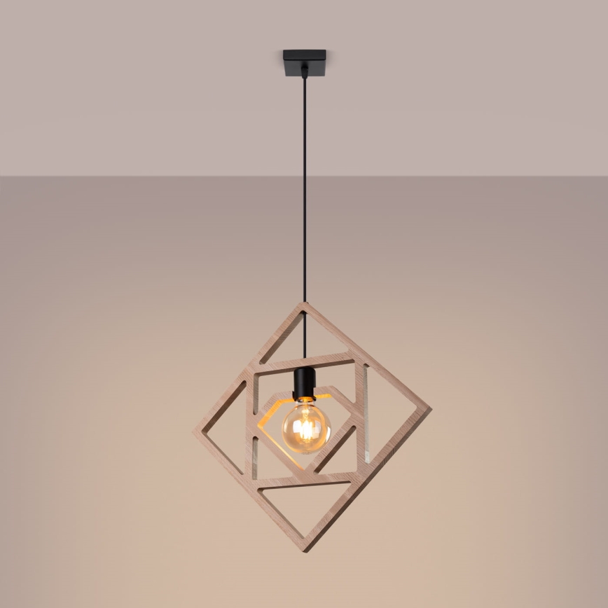 Luster na lanku CARO 1xE27/15W/230V buk