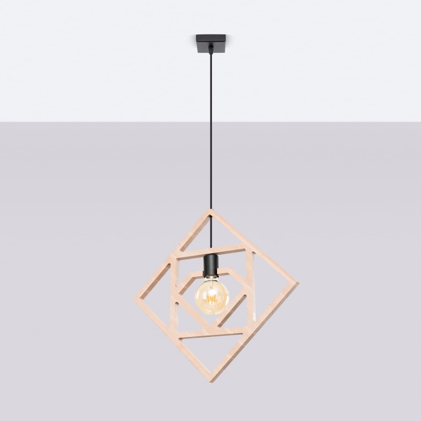 Luster na lanku CARO 1xE27/15W/230V buk