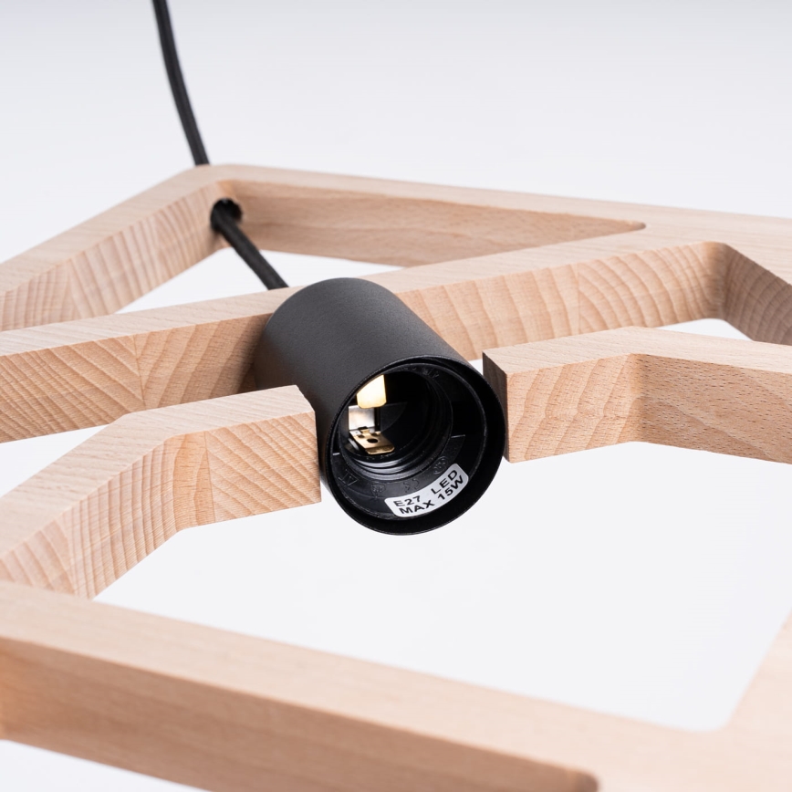 Luster na lanku CARO 1xE27/15W/230V buk