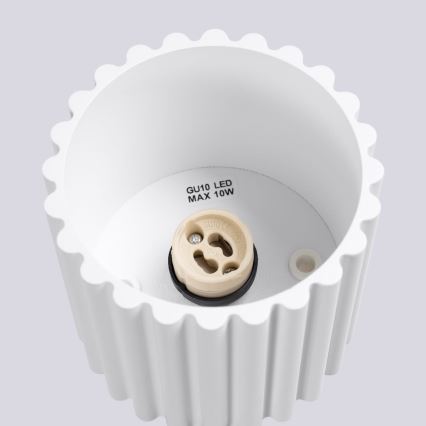 Bodové svietidlo AURA 1xGU10/10W/230V 10 cm biela