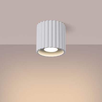 Bodové svietidlo AURA 1xGU10/10W/230V, priemer 10 cm, biele