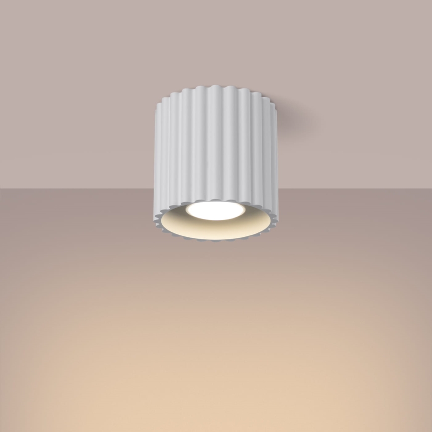 Bodové svietidlo AURA 1xGU10/10W/230V, priemer 10 cm, biele