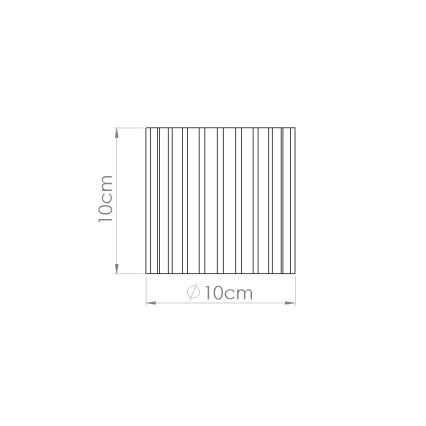 Bodové svietidlo AURA 1xGU10/10W/230V, priemer 10 cm, biele