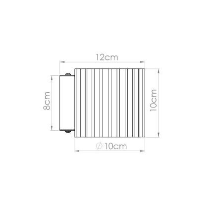 Nástenné svietidlo AURA 1xG9/10W/230V biela